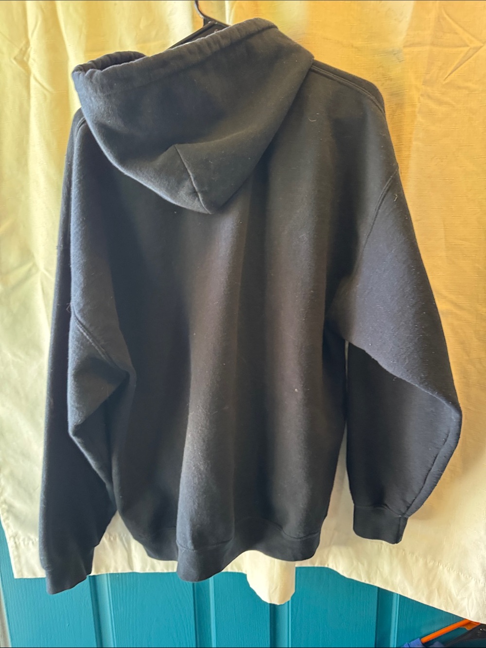 Gildan Black Hoodie with Small Chest Emblem - Picture 4 of 4